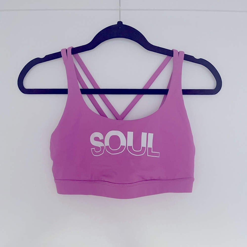 lululemon x soul cycle energy sports bra